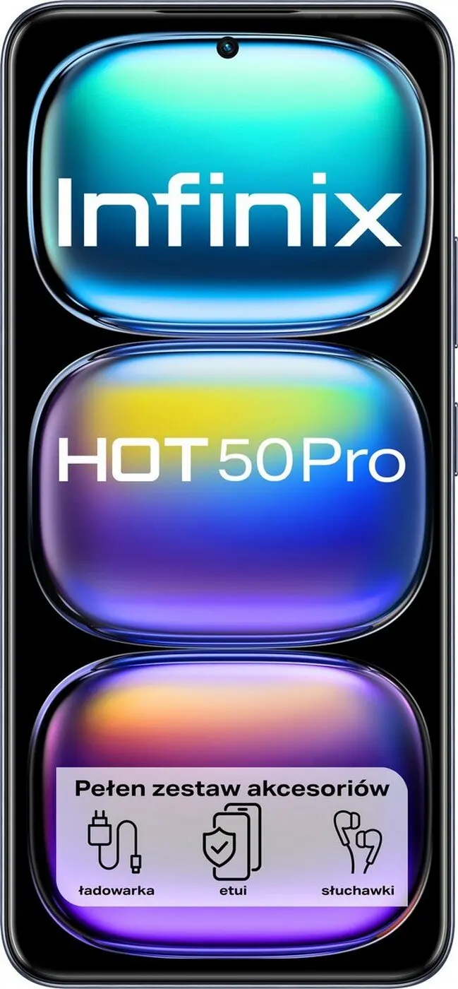 Smartfon Infinix Hot 50 Pro 8/256GB 6.78" 120Hz 50Mpix Czarny