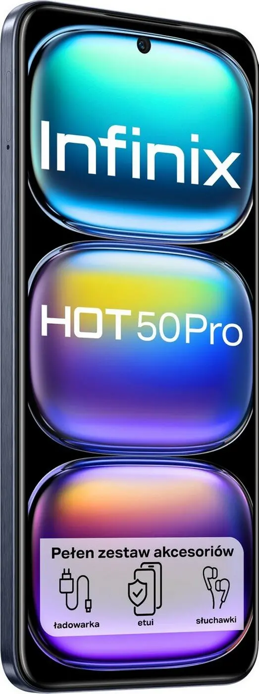 Smartfon Infinix Hot 50 Pro 8/256GB 6.78" 120Hz 50Mpix Czarny