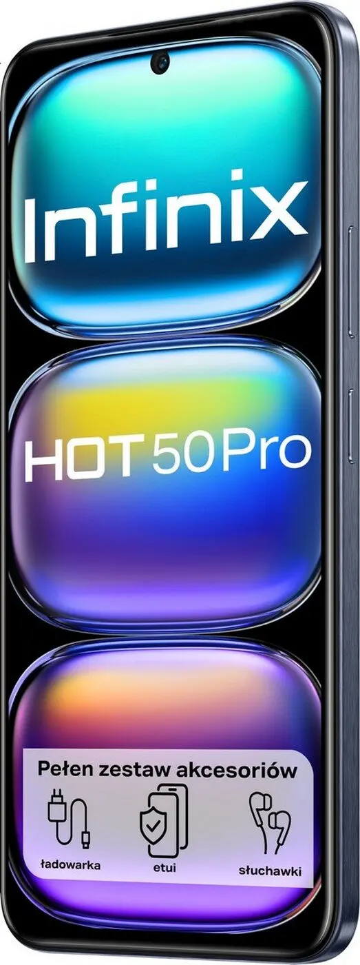 Smartfon Infinix Hot 50 Pro 8/256GB 6.78" 120Hz 50Mpix Czarny