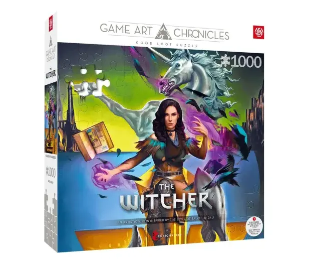 Puzzle Good Loot The Witcher Yennefer & Salvador Dali Game Art Chronicles Puzzle 1000 elementów