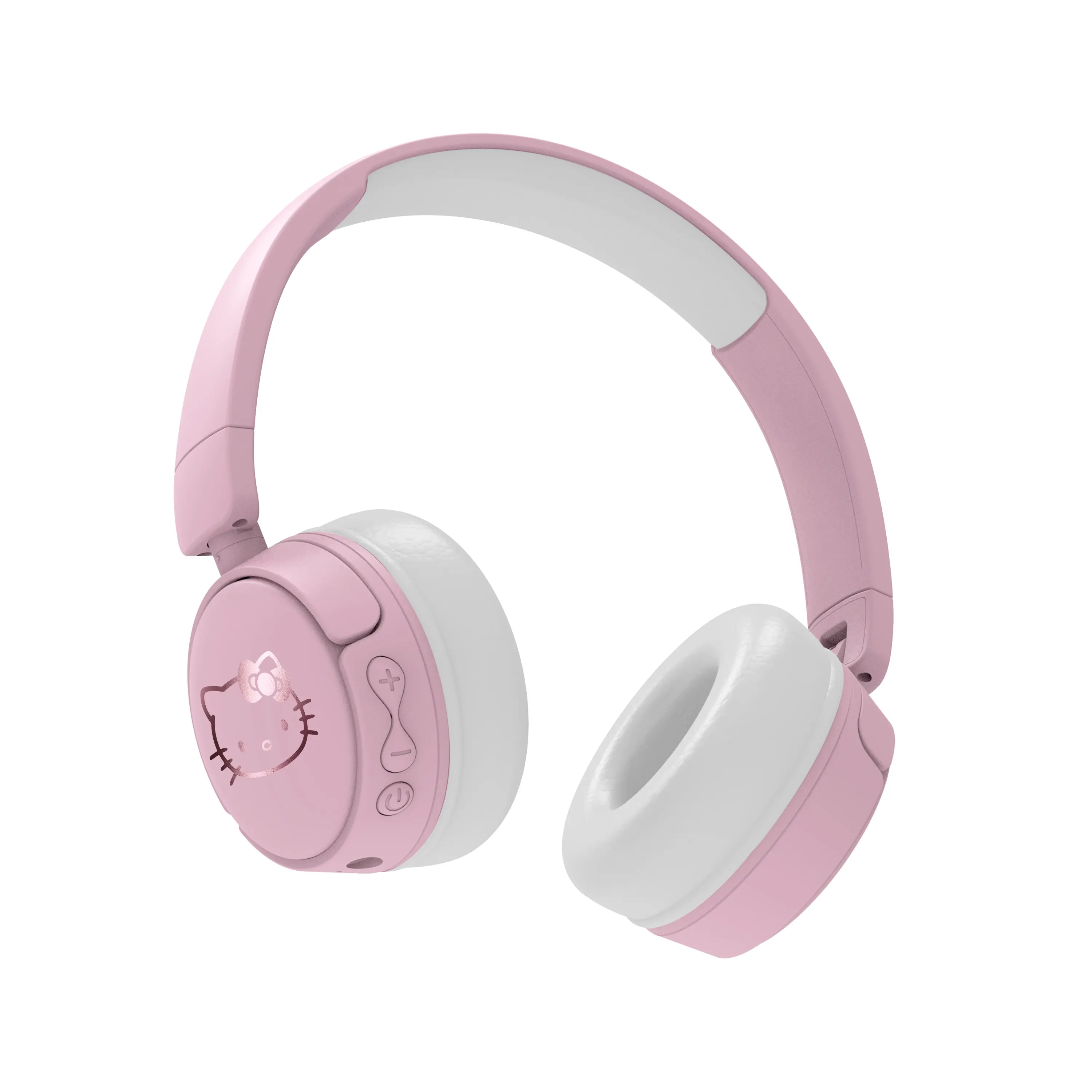 Słuchawki bezprzewodowe z mikrofonem OTL Technologies Hello Kitty Kids Wireless Dla Dzieci Nauszne Różowo-biały