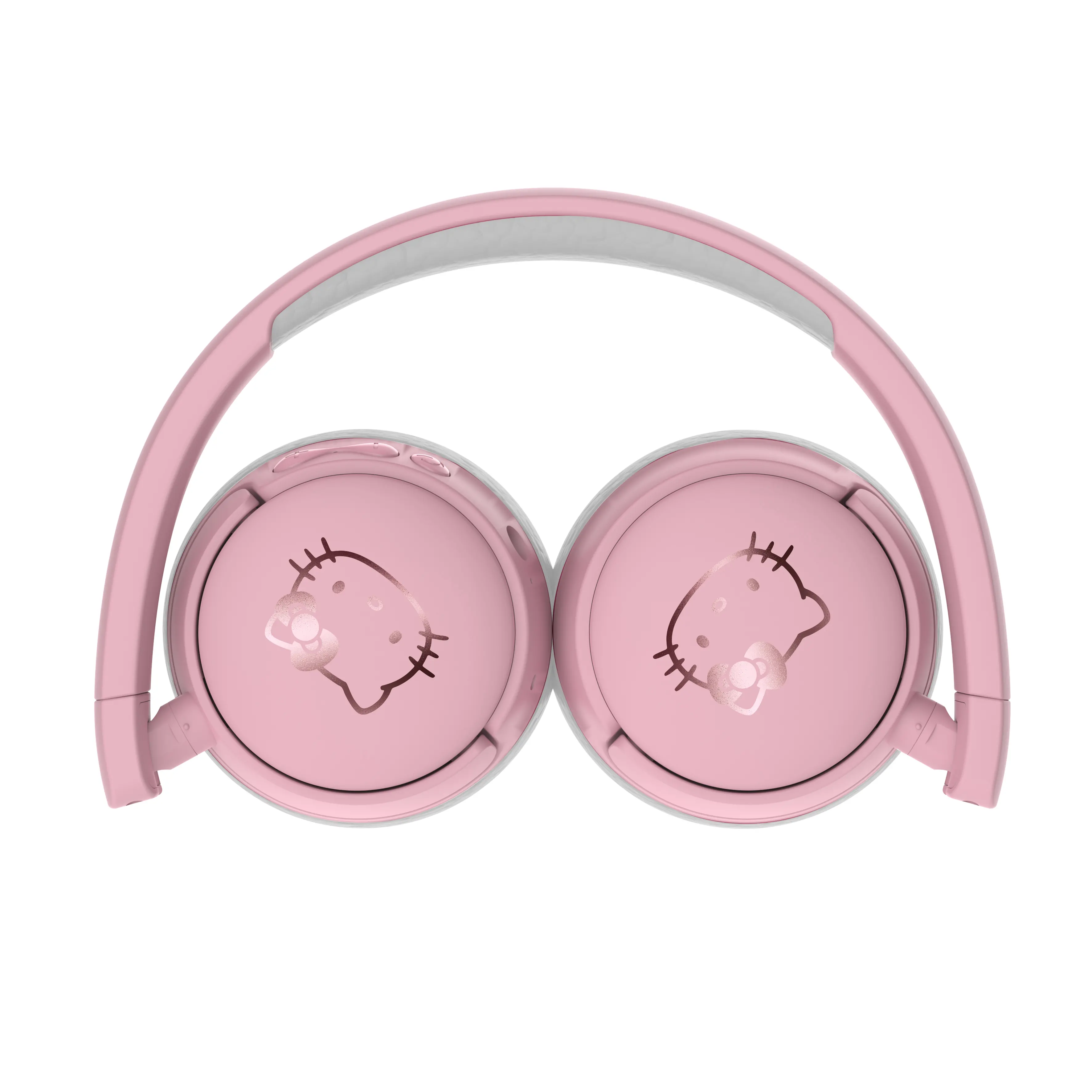 Słuchawki bezprzewodowe z mikrofonem OTL Technologies Hello Kitty Kids Wireless Dla Dzieci Nauszne Różowo-biały