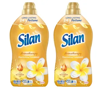 Płyn do płukania Silan Aromatherapy Fascinating Frangipani 124 prania zestaw 2x1,364l