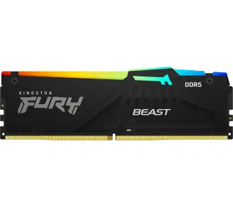 Pamięć RAM Kingston FURY Beast RGB DDR5 32GB 5600 CL40 Czarny