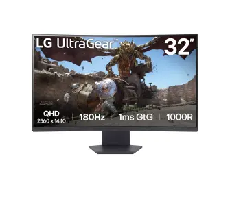 Monitor LG UltraGear 32GS60QC-B. 31,5" 2K VA 180Hz 1ms Zakrzywiony Gamingowy