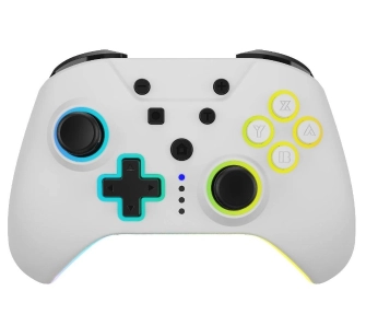 Pad Armor3 NuRival Light Up do Nintendo Switch Bezprzewodowy Biały
