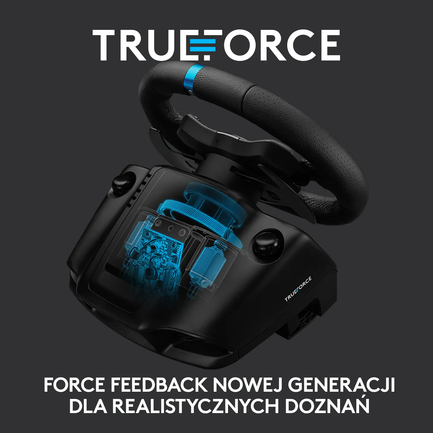 Kierownica Logitech G923 z pedałami do Xbox Series X/S, Xbox One, PC Force Feedback + skrzynia biegów Driving Force Shifter