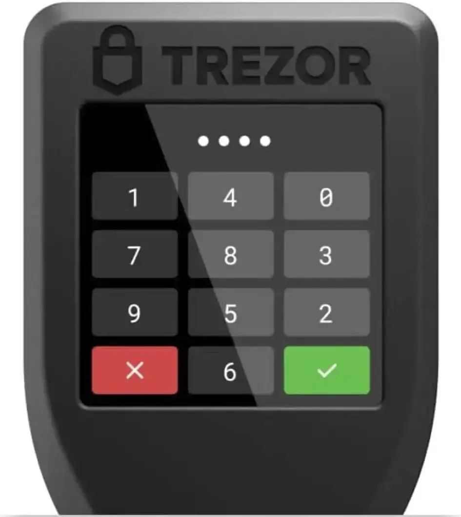 Portfel kryptowalut Trezor Model T Czarny