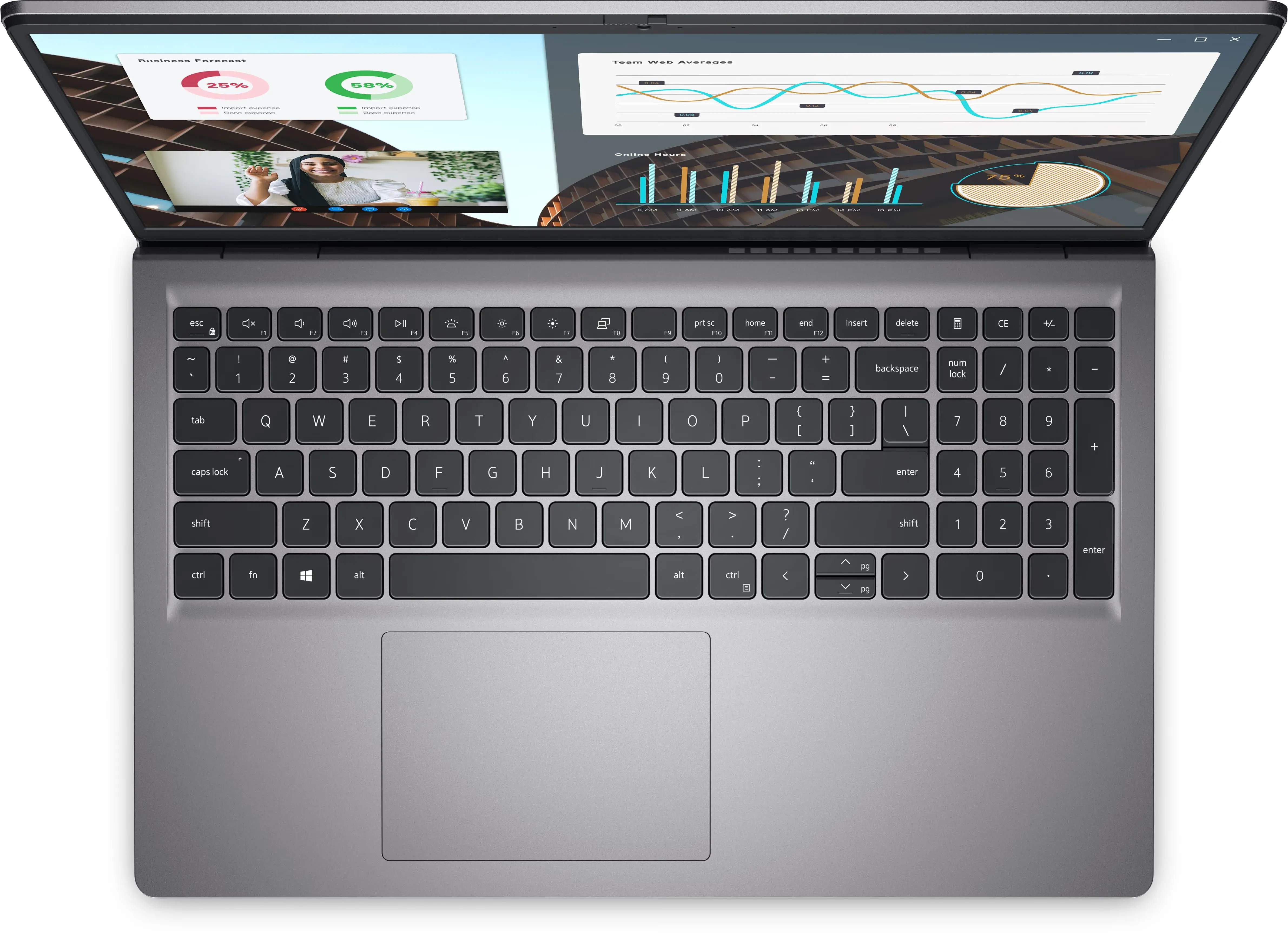Laptop biznesowy Dell Vostro 3530 15,6" i7-1355U 16GB RAM 512GB Dysk SSD Win11 Pro Szary