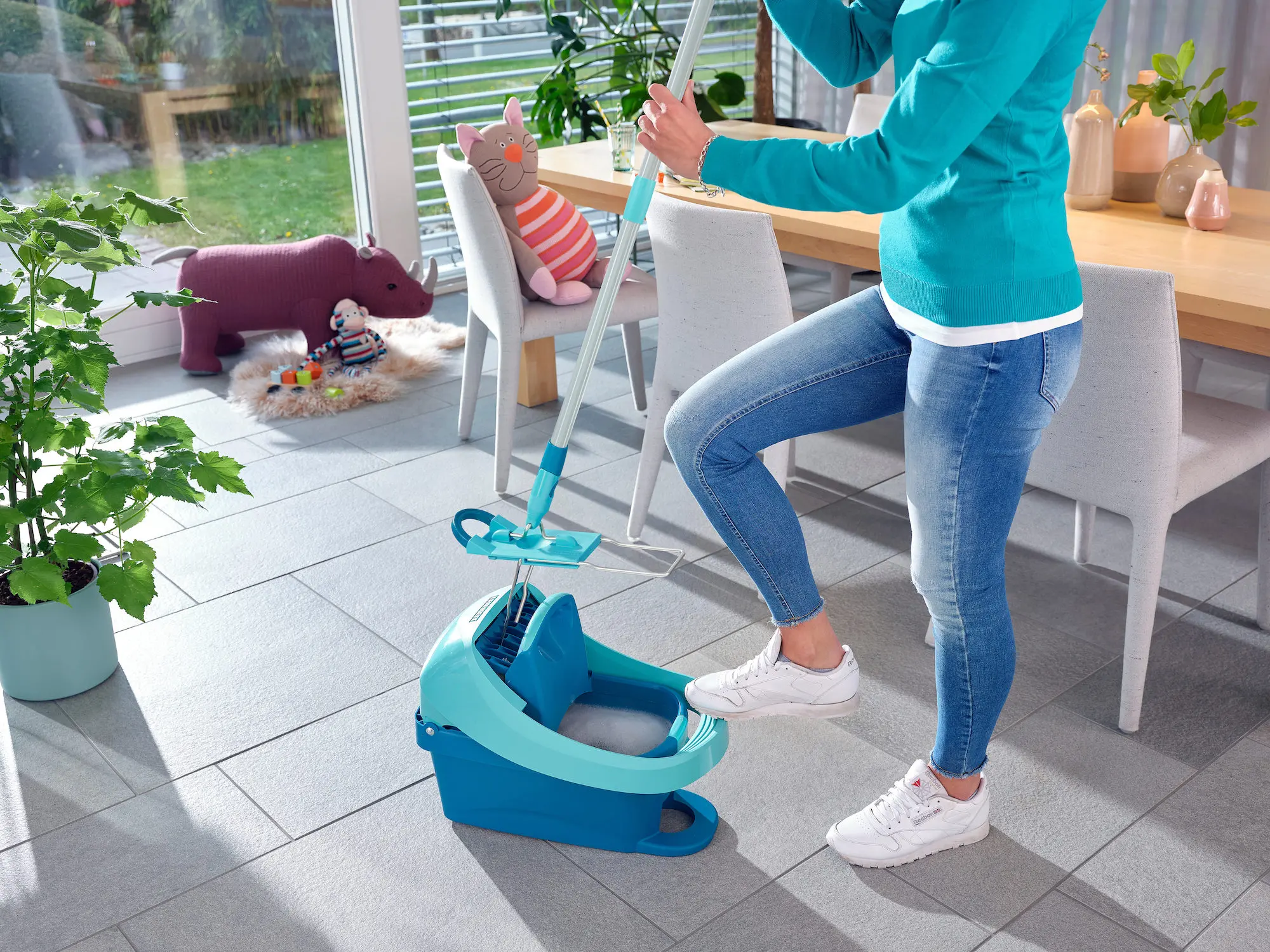 Mop płaski Leifheit Profi 55096