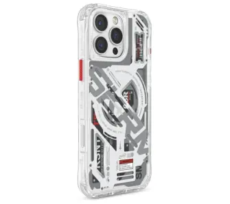 Etui Skinarma Magnetic Charging do iPhone 16 Pro Przezroczysty