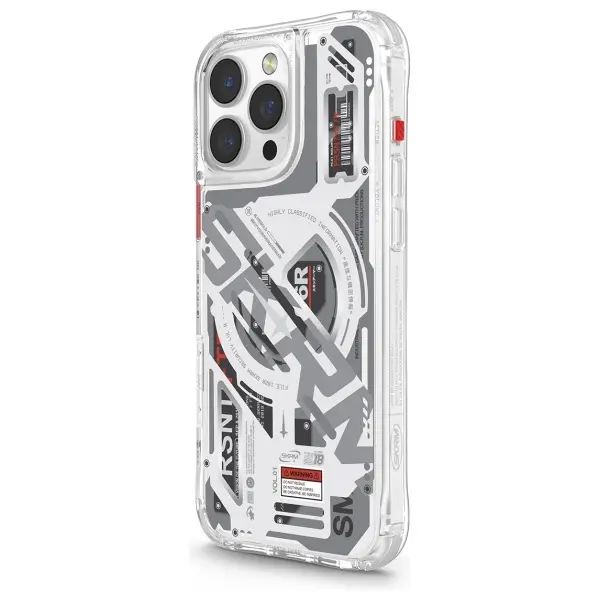 Etui Skinarma Magnetic Charging do iPhone 16 Pro Przezroczysty