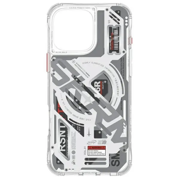 Etui Skinarma Magnetic Charging do iPhone 16 Pro Przezroczysty
