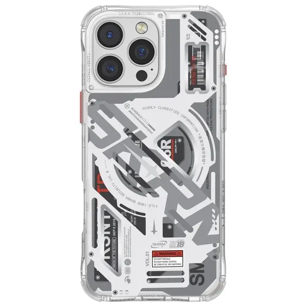 Etui Skinarma Magnetic Charging do iPhone 16 Pro Przezroczysty