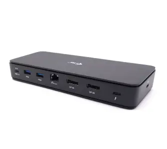 Stacja dokująca i-Tec TB4DUALDPDOCKPDPRO Thunderbolt4 2x Display Docking Station Gen3 Czarny