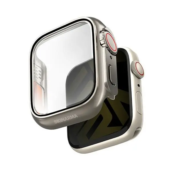 Etui Skinarma Gado Pro do Apple Watch 41mm Srebrny