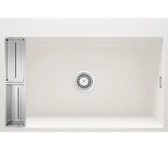 Zlewozmywak Deante Magnetic ZRM_A10B Granitowy Alabaster