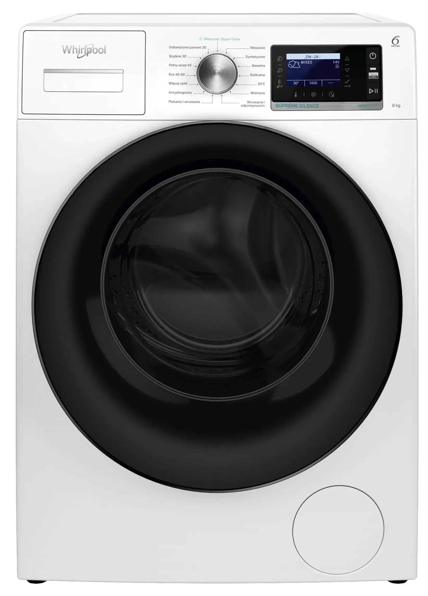 Whirlpool W688SilencePL 8kg 1400obr/min