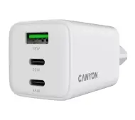 Canyon CU65ACC GAN 65W 2xPD 1xQC Biały