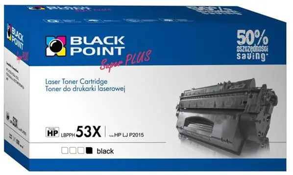 Toner Black Point LBPPH53X (zamiennik Q7553X nr 53X) Czarny