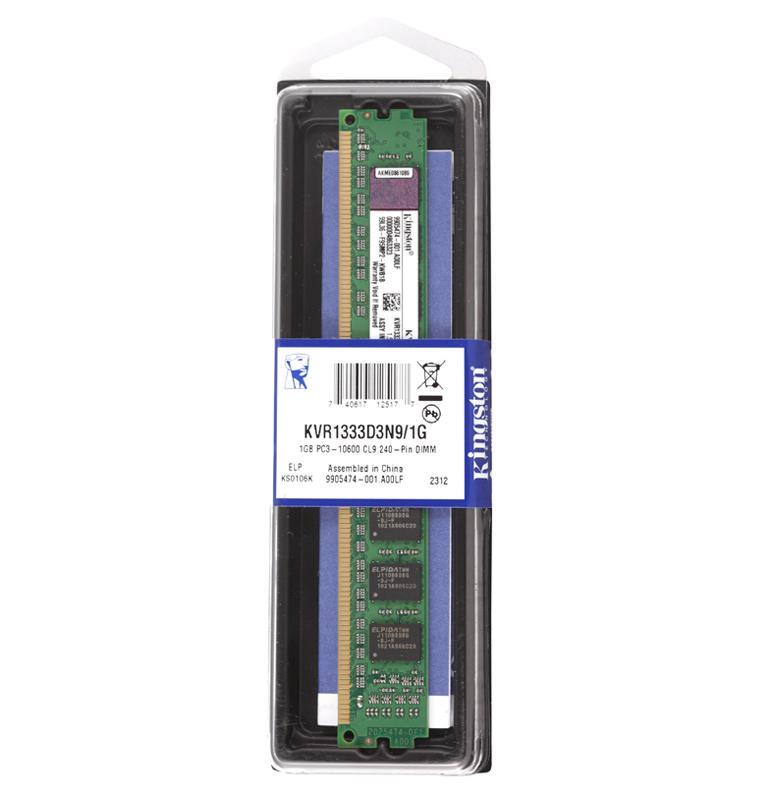 Pamięć RAM Kingston DDR3 1GB 1333 CL9