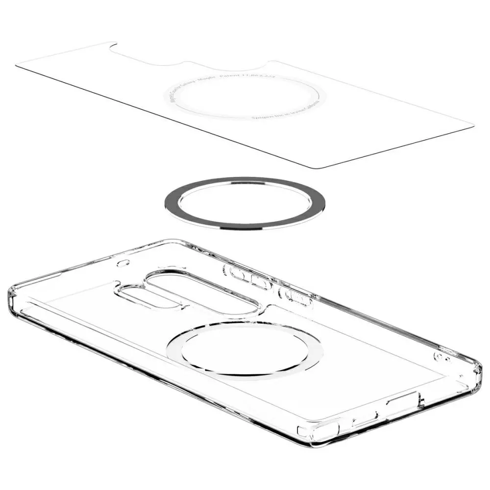 Etui Spigen Ultra Hybrid Mag MagSafe do Galaxy S25 Ultra Biały
