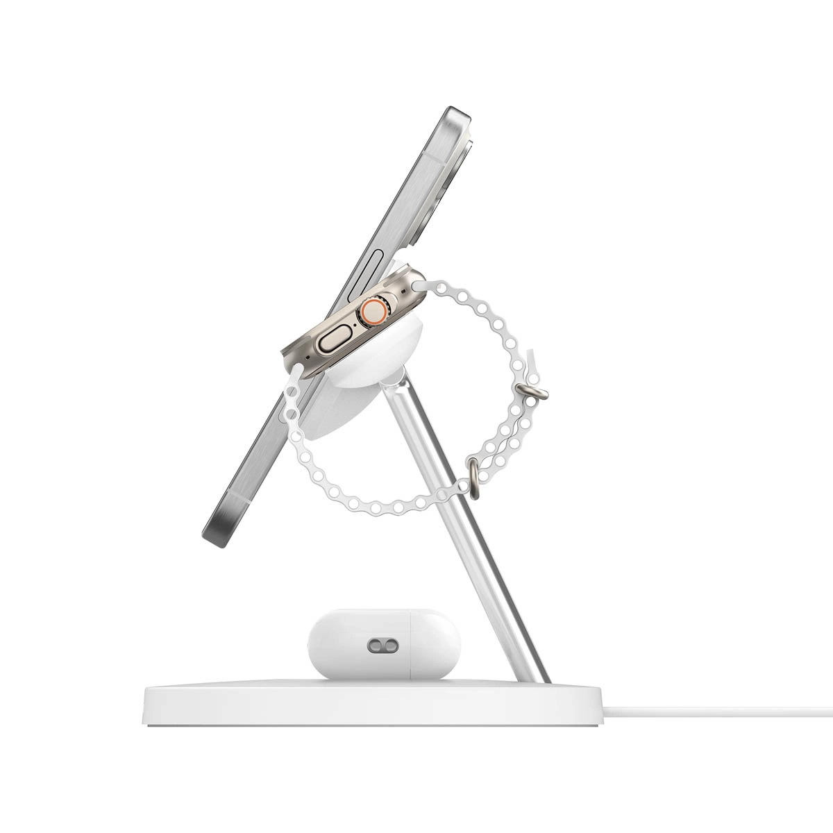 Ładowarka indukcyjna Belkin BoostCharge Pro MagSafe 3w1 QI2 15W Biały WIZ032KQWH
