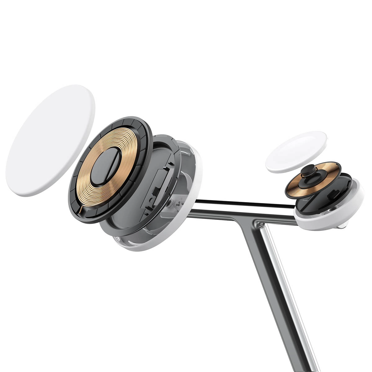 Ładowarka indukcyjna Belkin BoostCharge Pro MagSafe 3w1 QI2 15W Biały WIZ032KQWH