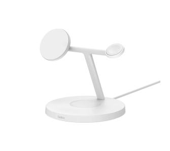 Ładowarka indukcyjna Belkin BoostCharge Pro MagSafe 3w1 QI2 15W Biały WIZ032KQWH