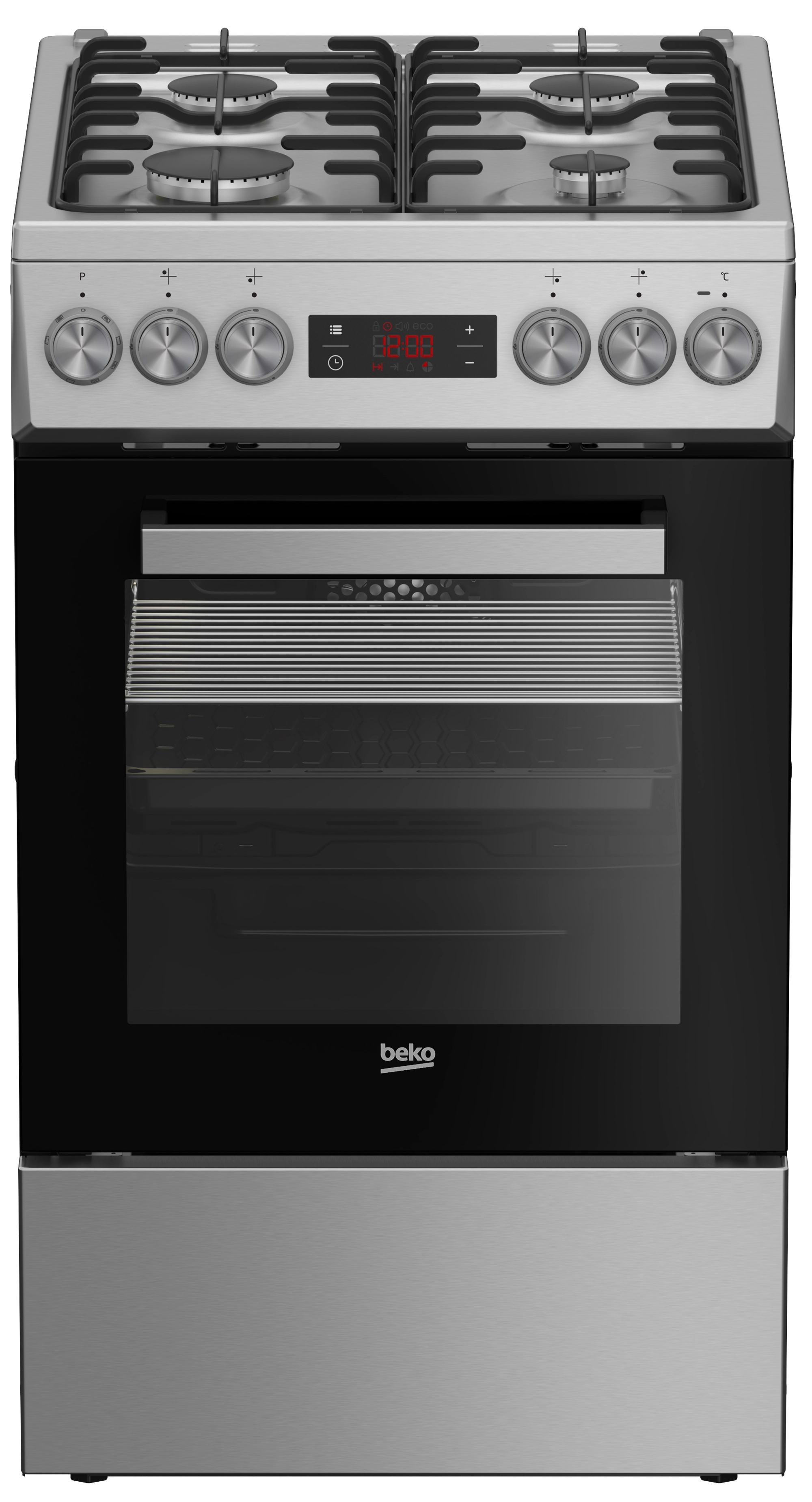 Kuchnia gazowo-elektryczna Beko FSM52321DXDT Termoobieg