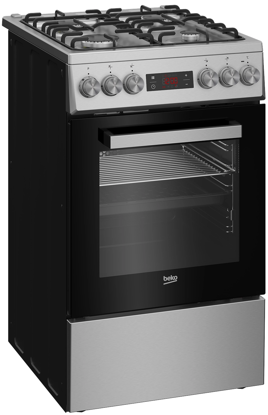Kuchnia gazowo-elektryczna Beko FSM52321DXDT Termoobieg