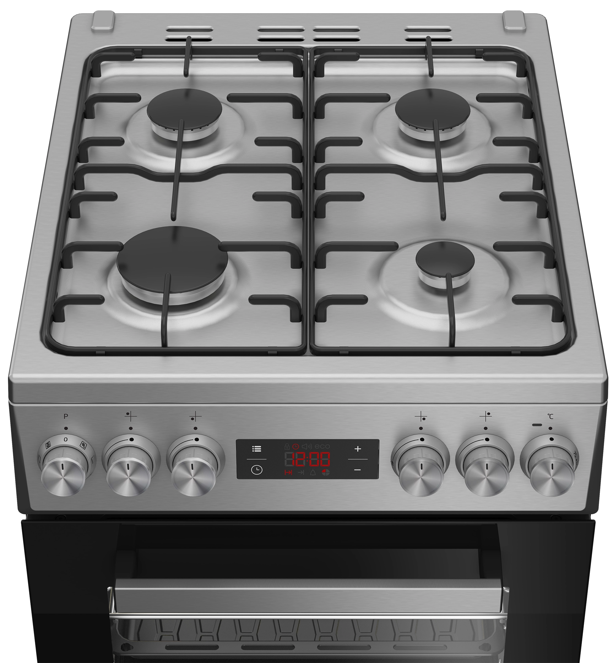 Kuchnia gazowo-elektryczna Beko FSM52321DXDT Termoobieg