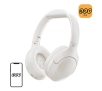 Słuchawki bezprzewodowe QCY H3 Lite, ANC Nauszne Bluetooth 5.3 Biały