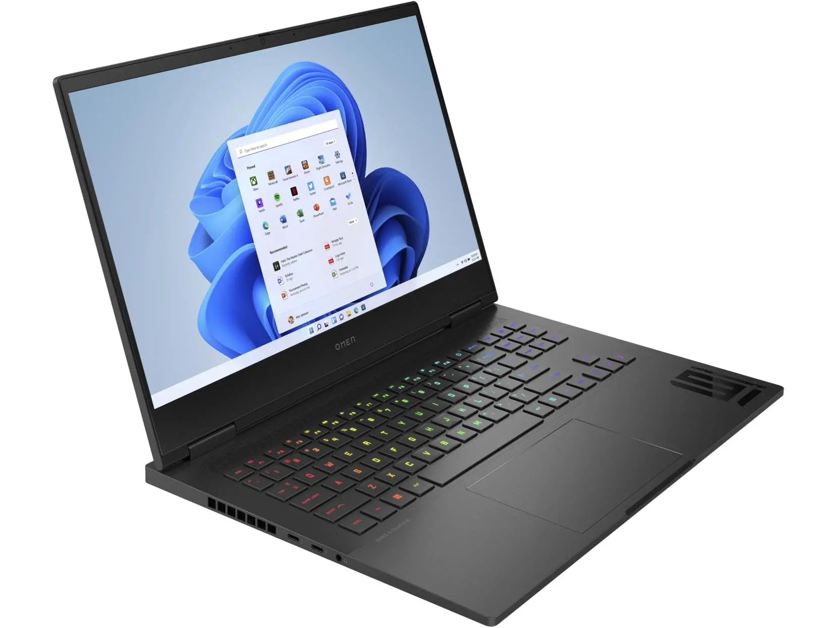 Laptop gamingowy HP OMEN 16-wf1176nw 16,1" 240Hz i7-14700HX 16GB RAM 1TB Dysk SSD RTX4060 DLSS3 Win11 Czarny