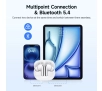 Słuchawki bezprzewodowe QCY MeloBuds N50 (HT12) Dokanałowe Bluetooth 5.4 Czarny