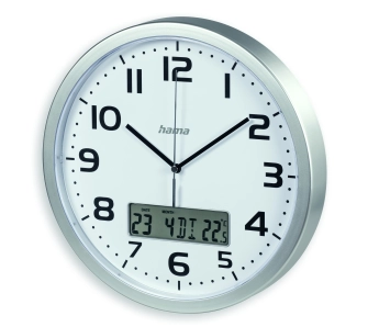 Zegar z termometrem Hama Moorea 185878