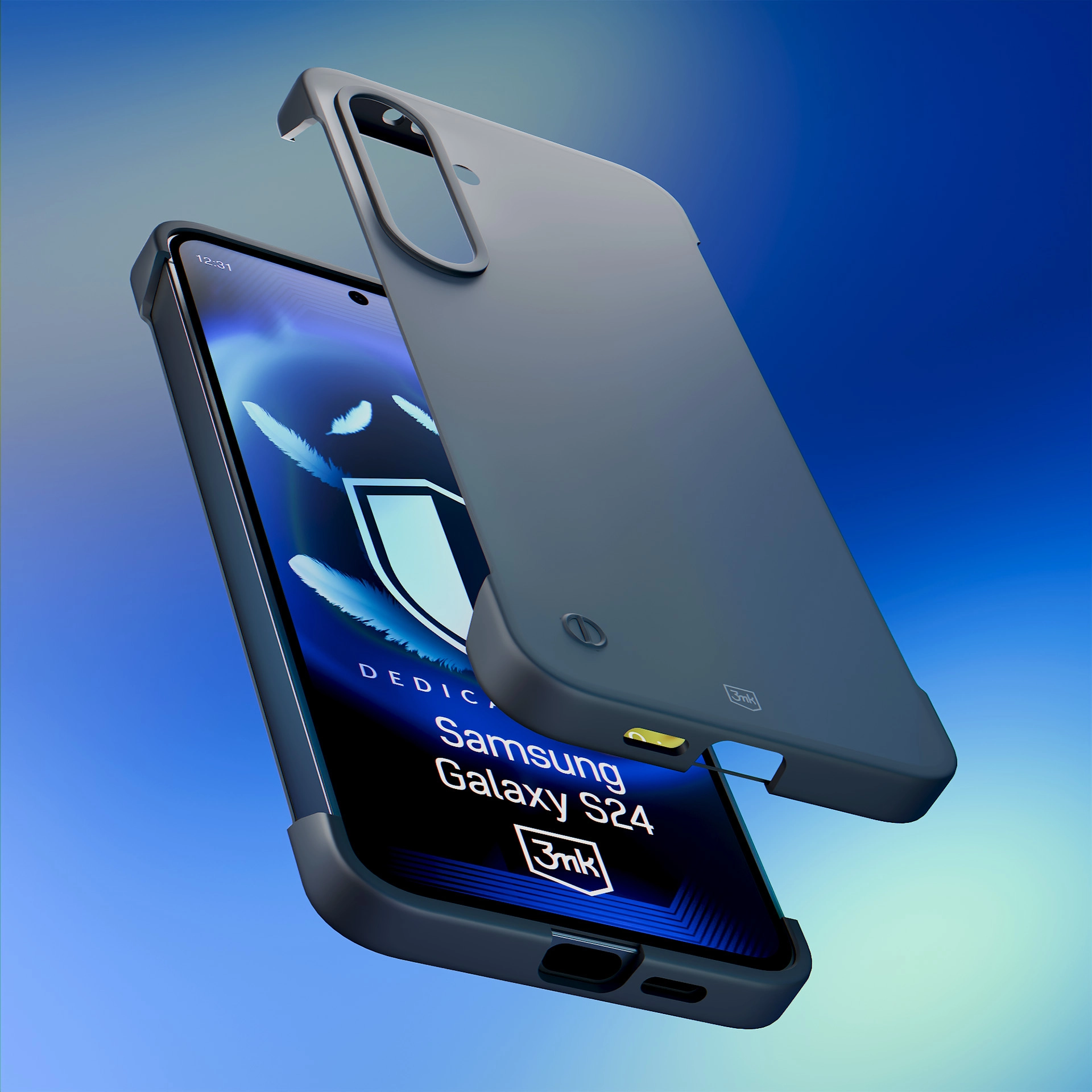 Etui 3mk Just20g Clear Case do Galaxy S24 Czarny