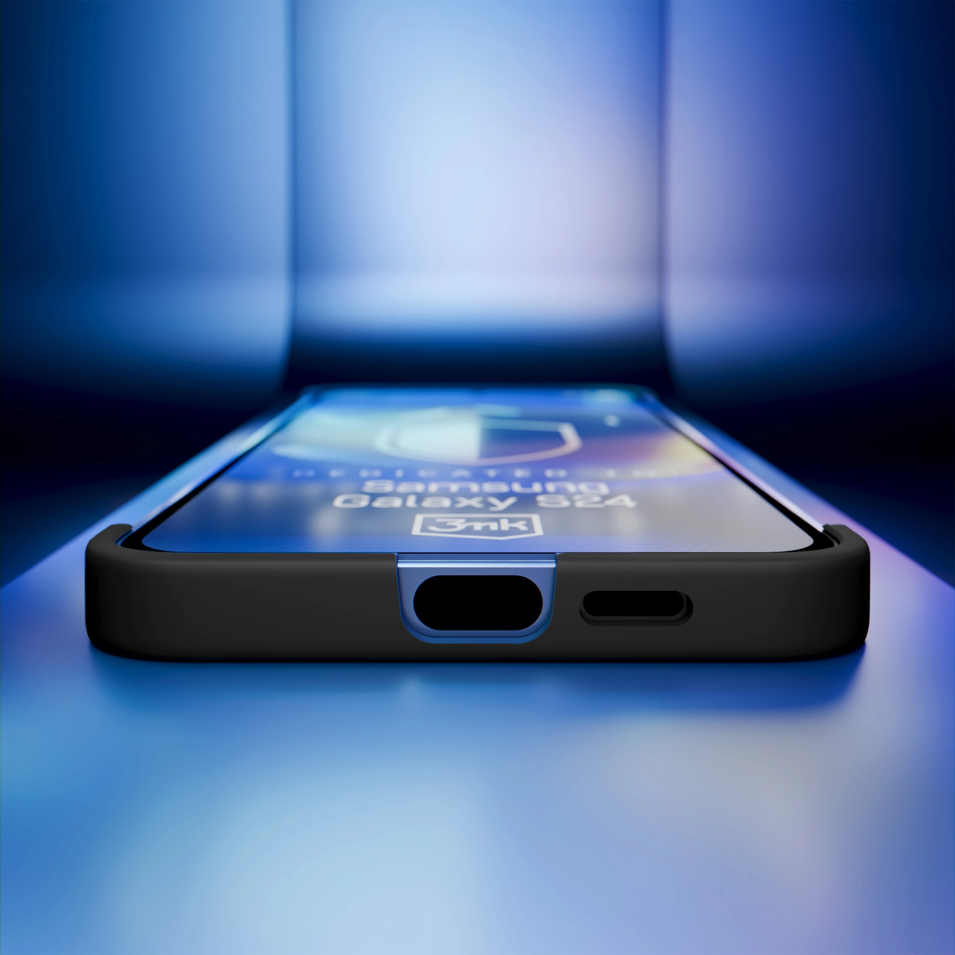Etui 3mk Just20g Clear Case do Galaxy S24 Czarny