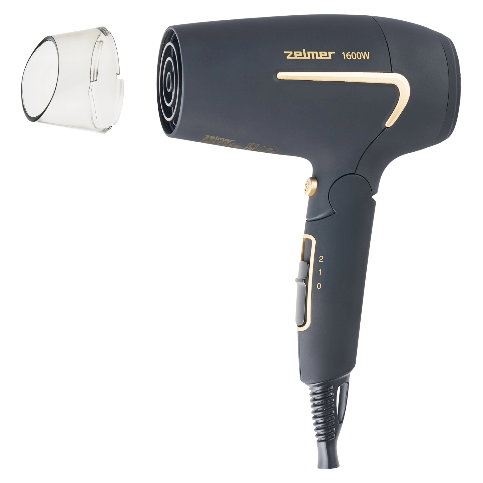 Suszarka do włosów Zelmer ZHD8321 Zimny nawiew 1600W 2 prędkości 2 temperatury
