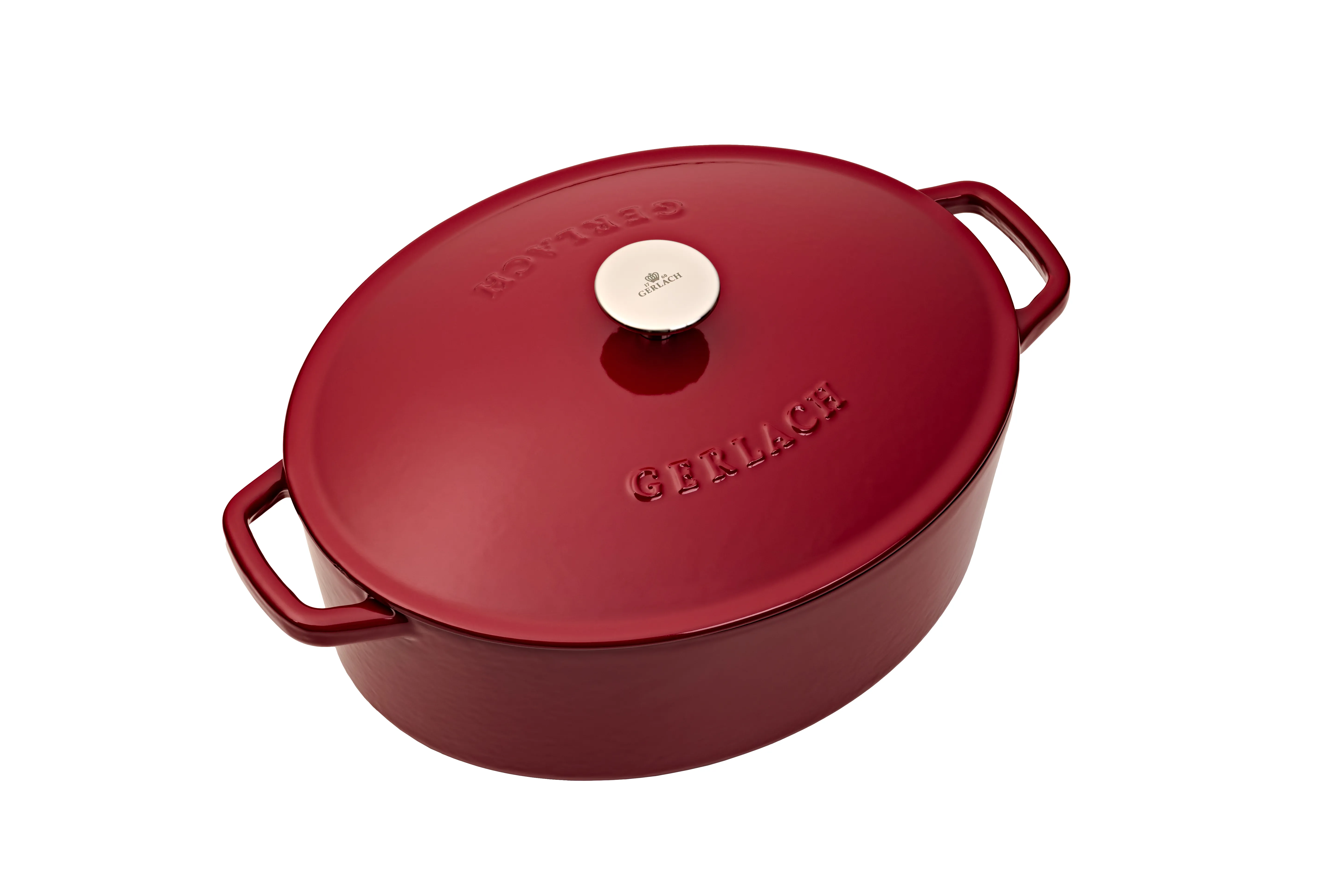 Gerlach Natur Iron Indukcja Żeliwo 5,5l Bordowy
