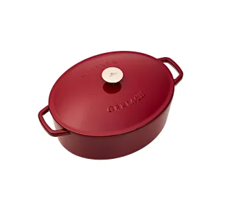 Brytfanna Gerlach Natur Iron Indukcja Żeliwo 5,5l Bordowy