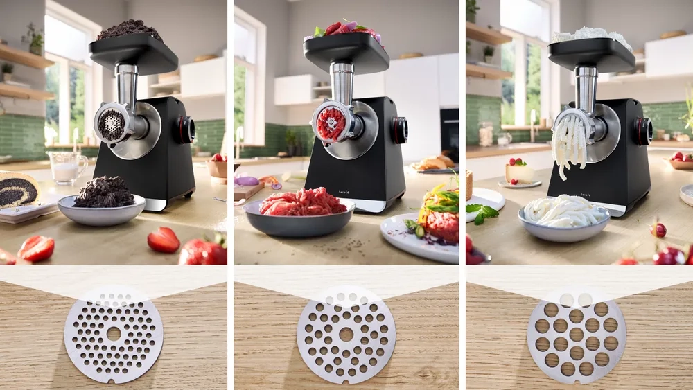 Maszynka do mięsa Bosch MultiPower Series 6 MFWS641B 2100W 3 sitka Szatkownica