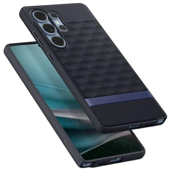 Etui Spigen Parallax Mag MagSafe do Galaxy S25 Ultra Granatowy