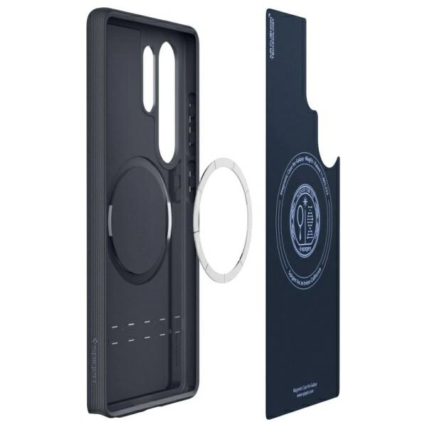 Etui Spigen Parallax Mag MagSafe do Galaxy S25 Ultra Granatowy