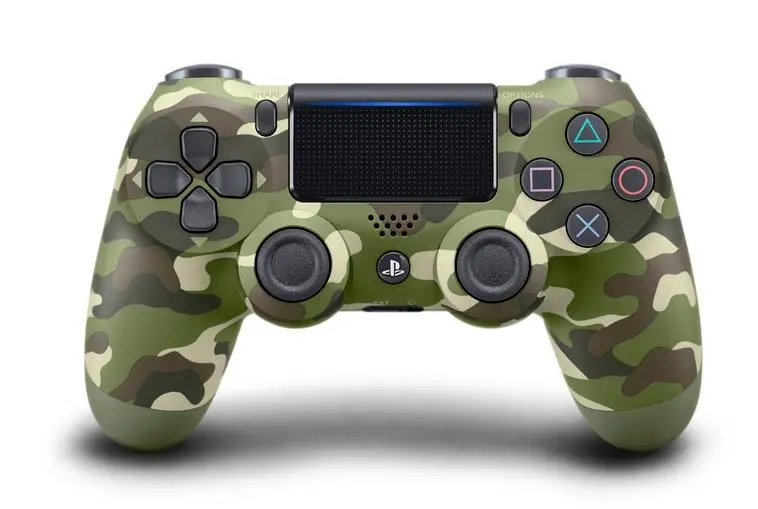 Pad Sony DualShock 4 v2 do PS4 Bezprzewodowy Zielony moro