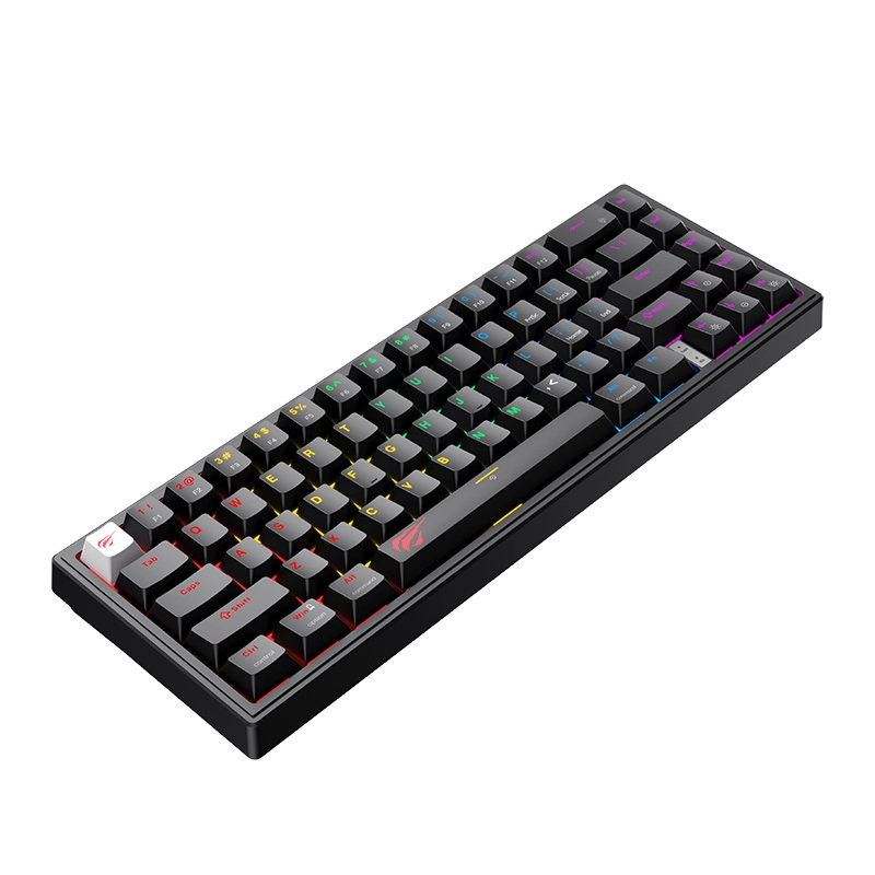 Klawiatura membranowa Havit KB874L RGB Czarny