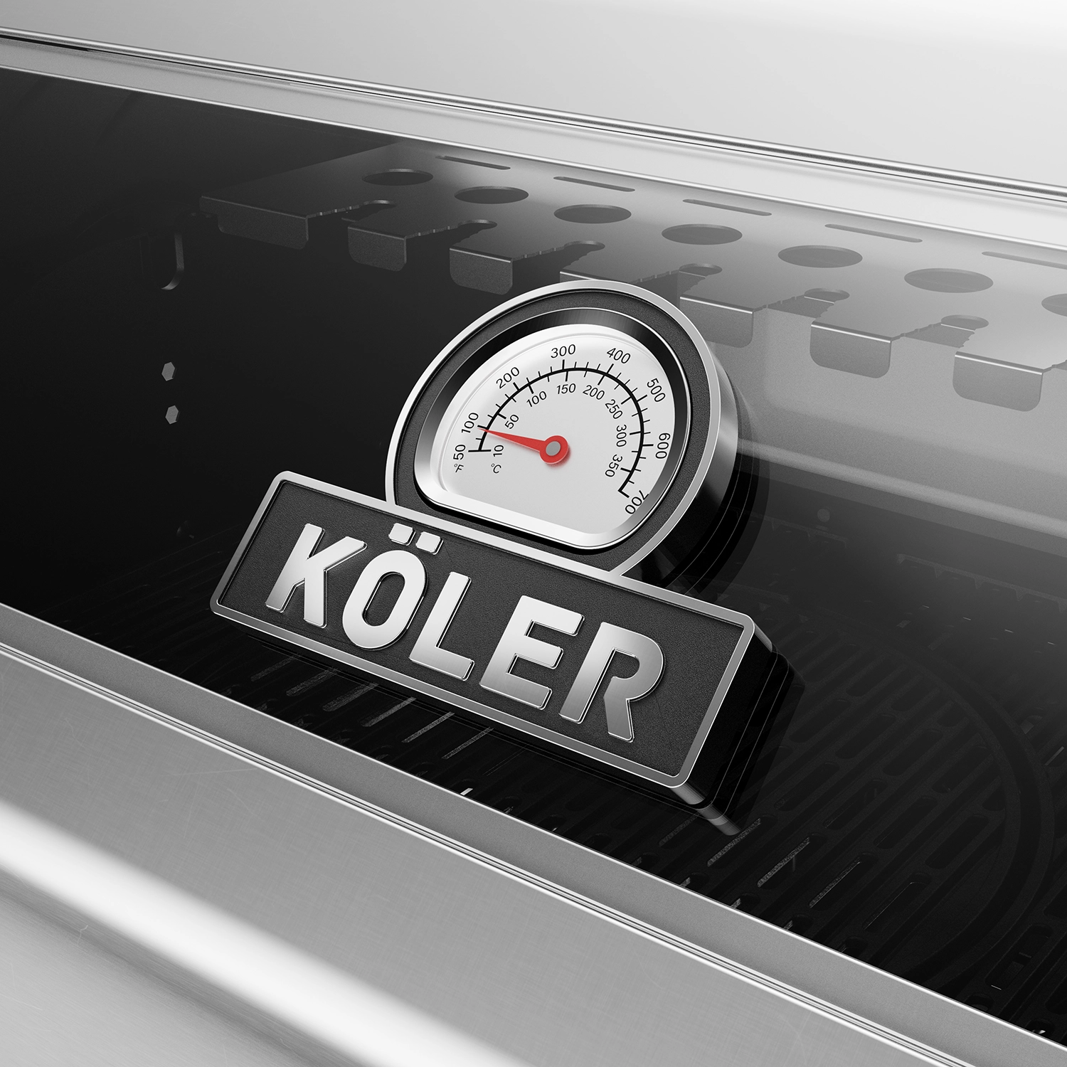 Grill gazowy Koler Krone S1 Srebrny