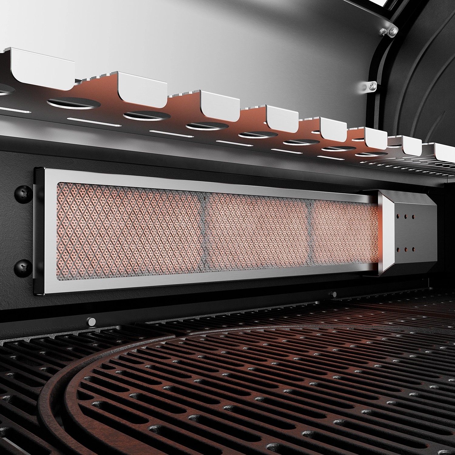Grill gazowy Koler Krone S1 Srebrny
