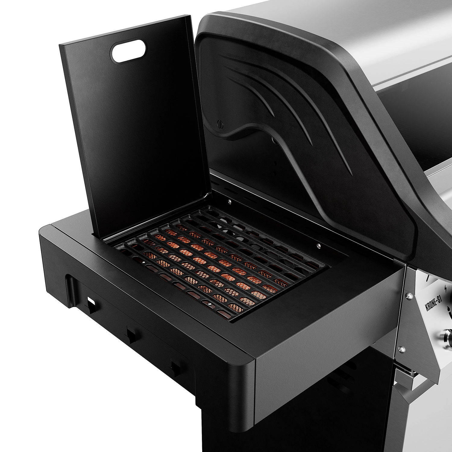 Grill gazowy Koler Krone S1 Srebrny