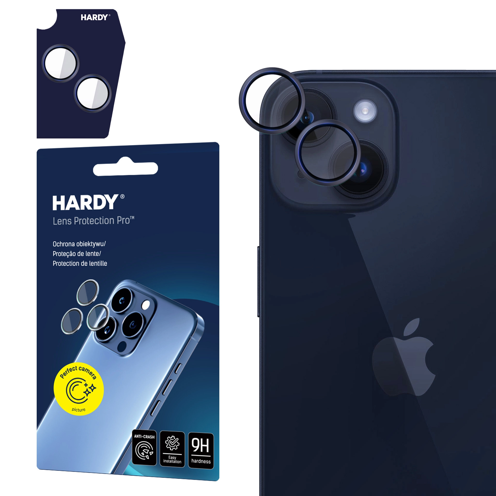 Szkło hartowane 3mk HARDY Lens Protection Pro do iPhone 14/14 Plus